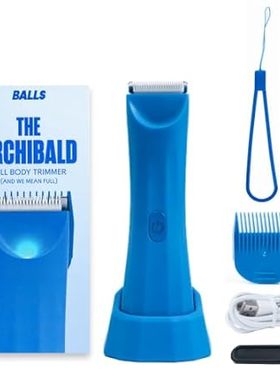 BALLS? V3 The Archibald - Pubic Hair Trimmer for Men， Int