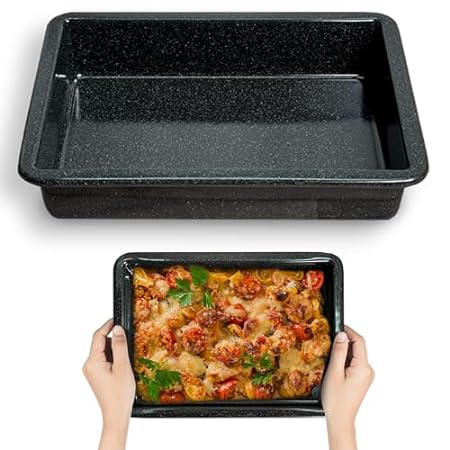 argee Sheet Pans for Baking Glass Ceramic Enamel Cookware