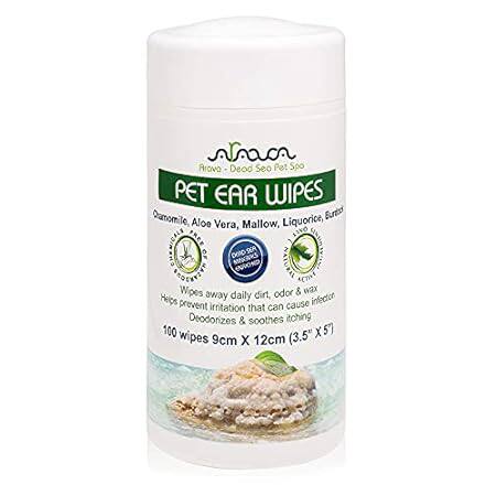 Arava Ear Cleaner Wipes for Dogs Cats Puppies Kittens - 1