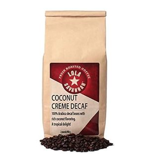 Lola Savannah Coconut Crème Whole Bean Decaf Coffee， 2lb