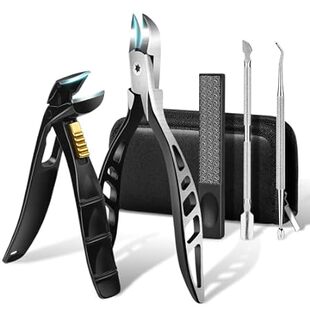 Angled Head Nail Clippers for Seniors， Ergonomic Toenail