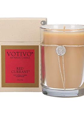 Votivo Red Currant 6.8 oz Aromatic Candle | Soy Wax Blend