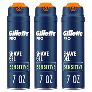 Gillette PRO Shaving Gel For Men, Cools To Soothe Skin An