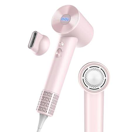 Negative Ionic Hair Dryer， 1200W High-Speed Blow Dryer， 1