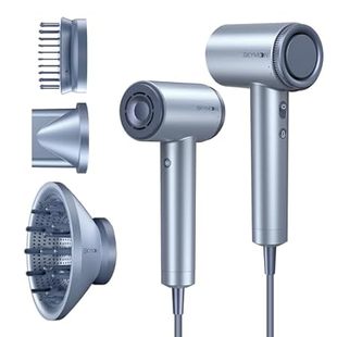 Hair Dryer with Diffuser and Comb, 1400W Powerful High Sp