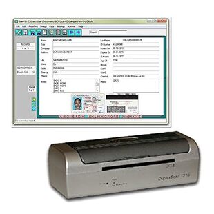 Duplex Medical Insurance Card and ID Card Scanner (w/Scan