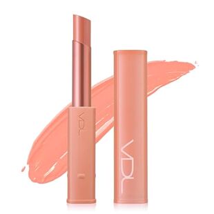 VDL Lip Stain Comfort Slip Lipstick 01， Flirting Beige -