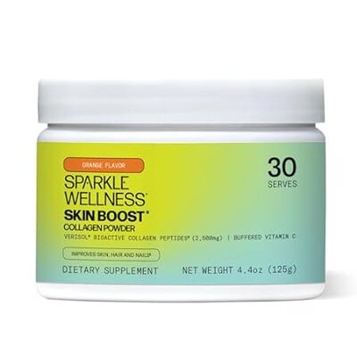 Sparkle Skin Boost Orange Verisol Collagen Peptides Prote