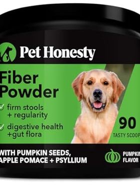 Pet Honesty Pumpkin Fiber Powder Supplement for Dogs - Al