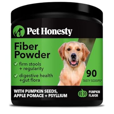 Pet Honesty Pumpkin Fiber Powder Supplement for Dogs - Al