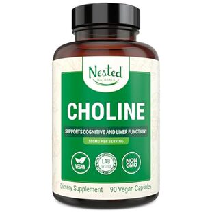 Nested Naturals Choline Bitartrate 500mg | High Potency C