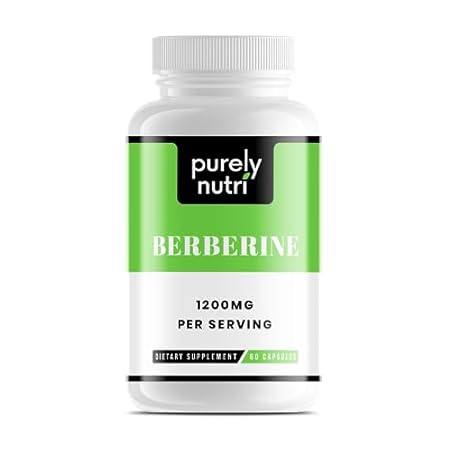 Premium Berberine HCl Supplement - 1200mg Per Serving - V