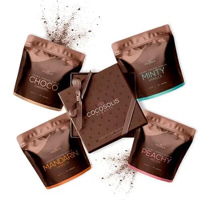 COCOSOLIS Arabica Coffee Scrub Set of 4 Packages - Natura