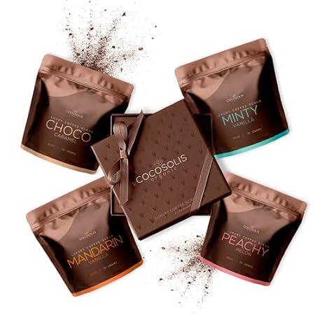 COCOSOLIS Arabica Coffee Scrub Set of 4 Packages - Natura
