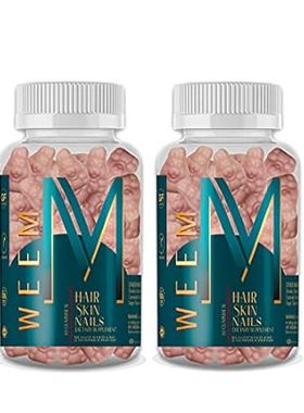 WEEM Hair Skin and Nails Gummies - Supports Healthy Hair