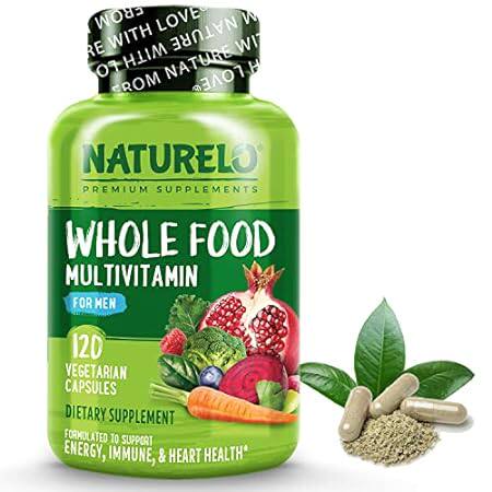 NATURELO Whole Food Multivitamin for Men - with Vitamins，