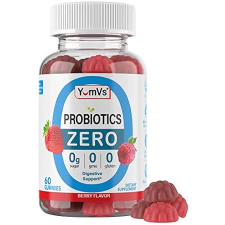 YUM-V'S - Zero Sugar Probiotic Gummies for Digestive Heal