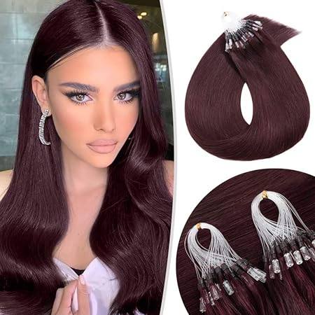 Micro Loop Hair Extensions Human Hair，TESS Micro Beads Ex