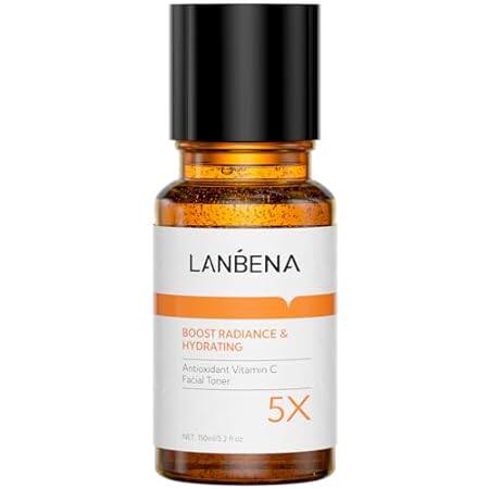 LANBENA Vitamin C Face Toner， Brightens and Balances pH，