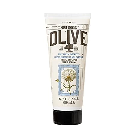 KORRES Olive Body Cream, Unscented, 6.76 fl. oz.
