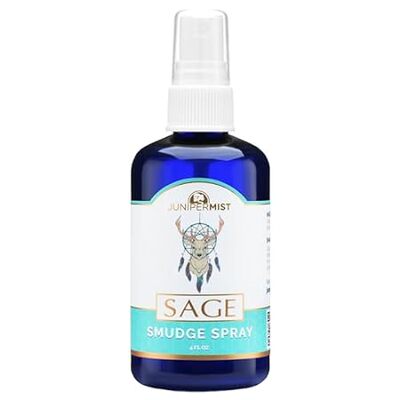 White Sage Smudge Spray (4 Fl Oz) - for Cleansing Negativ