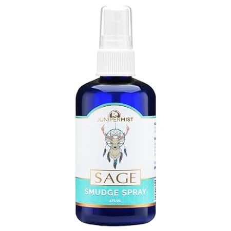 White Sage Smudge Spray (4 Fl Oz) - for Cleansing Negativ