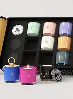 ESNA HOME Mega Luxury Aromatherapy Scented Candle Gift Se