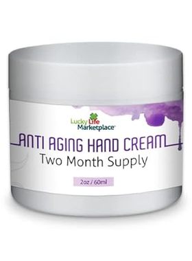 ANTI AGING HAND CREAM - 2 Month Supply - Help Soften， Smo