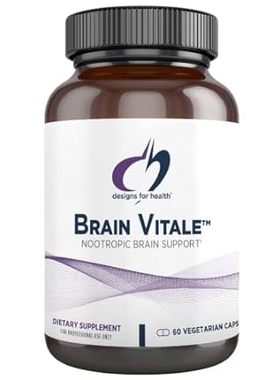 Designs for Health Brain Vitale with Cognizin Citicoline