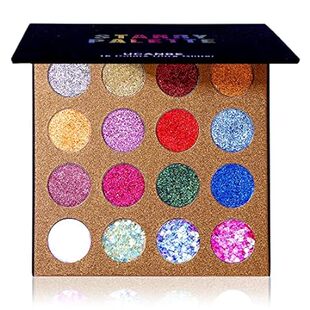 UCANBE Pro Glitter Eyeshadow Palette - Professional 16 Co