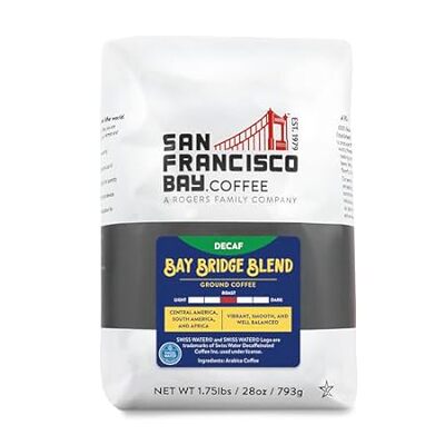 San Francisco Bay Ground Coffee - DECAF Bay Bridge Blend