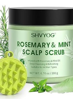 SHVYOG Scalp Scrub， Rosemary Scalp Exfoliator， Scalp Exfo