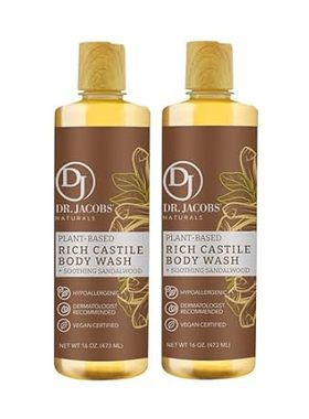 Dr Jacobs Naturals Pure Castile Liquid Soap Body Wash - G