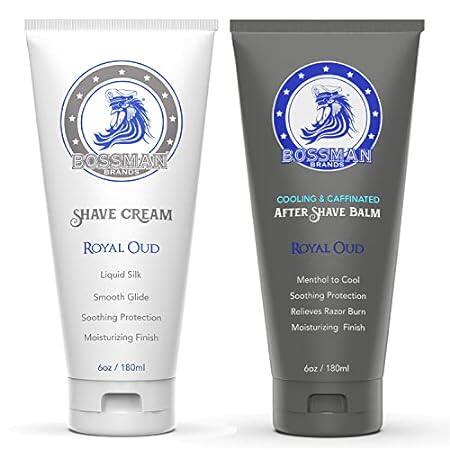 Bossman Silk Lotion Shaving Cream and Cooling After Shave