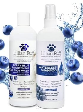 Lillian Ruff Berry Blue Brightening Face and Body Wash fo