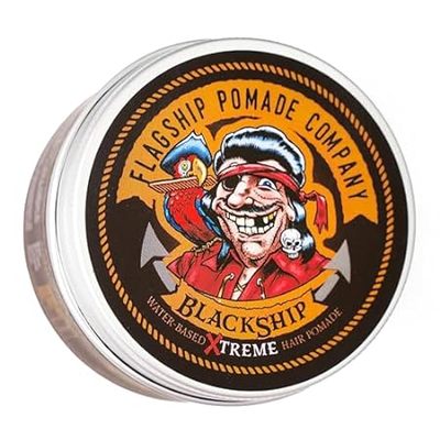 FLAGSHIP Handmade BlackShip Xtreme Hair Pomade Heavy Hold