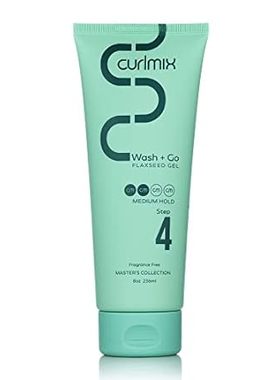 CurlMix Medium Hold Flaxseed Gel for Curly Hair - Defines