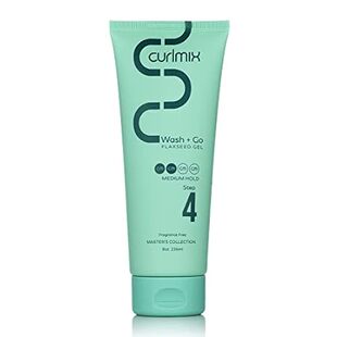 CurlMix Medium Hold Flaxseed Gel for Curly Hair - Defines