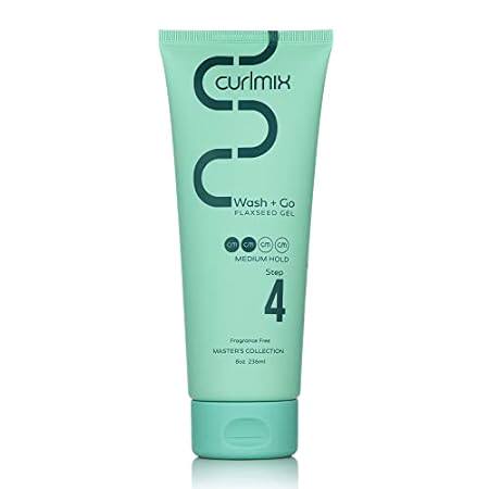 CurlMix Medium Hold Flaxseed Gel for Curly Hair - Defines