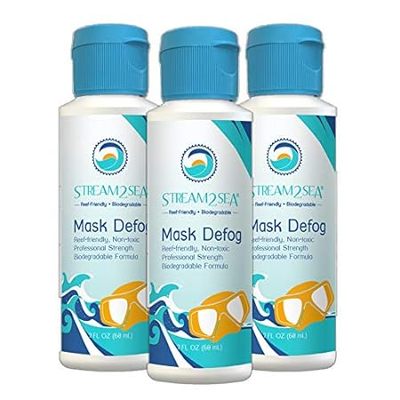 STREAM 2 SEA Antifog Spray for Swim Goggles， Snorkel， Div