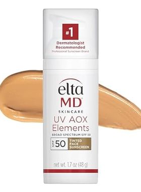 EltaMD UV AOX Elements Tinted Mineral Face Sunscreen， SPF