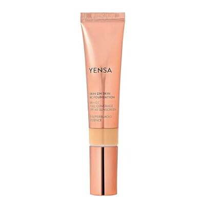 YENSA BC Foundation - Full Coverage， Skin Superfood， Hydr