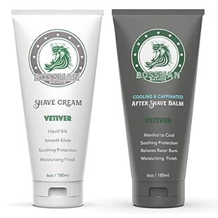 Bossman Silk Lotion Shaving Cream and Cooling After Shave
