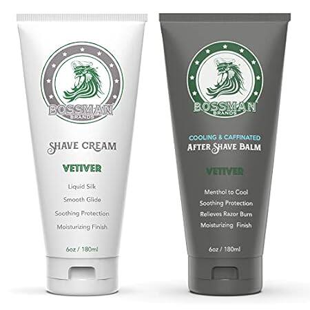 Bossman Silk Lotion Shaving Cream and Cooling After Shave