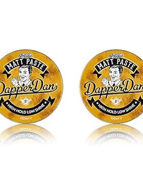Dapper Dan Matt Paste， High Hold Low Shine Hair Paste for