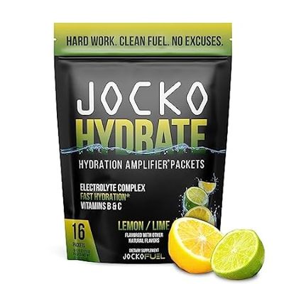 Jocko Fuel Hydrate Electrolytes Powder Packets No Sugar -