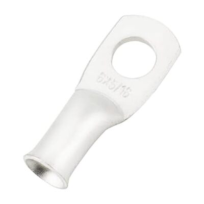 6 AWG 5/16 Stud (25 pcs.)， Heavy Duty Tinned Battery Rin