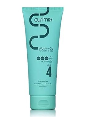 CurlMix Heavy Hold Flaxseed Gel for Curly Hair - Defines