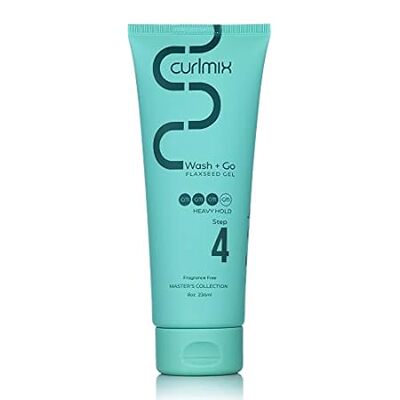 CurlMix Heavy Hold Flaxseed Gel for Curly Hair - Defines