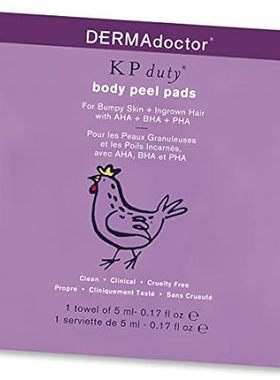 DERMAdoctor KP Duty Body Peel Pads For Bumpy Skin + Ingro